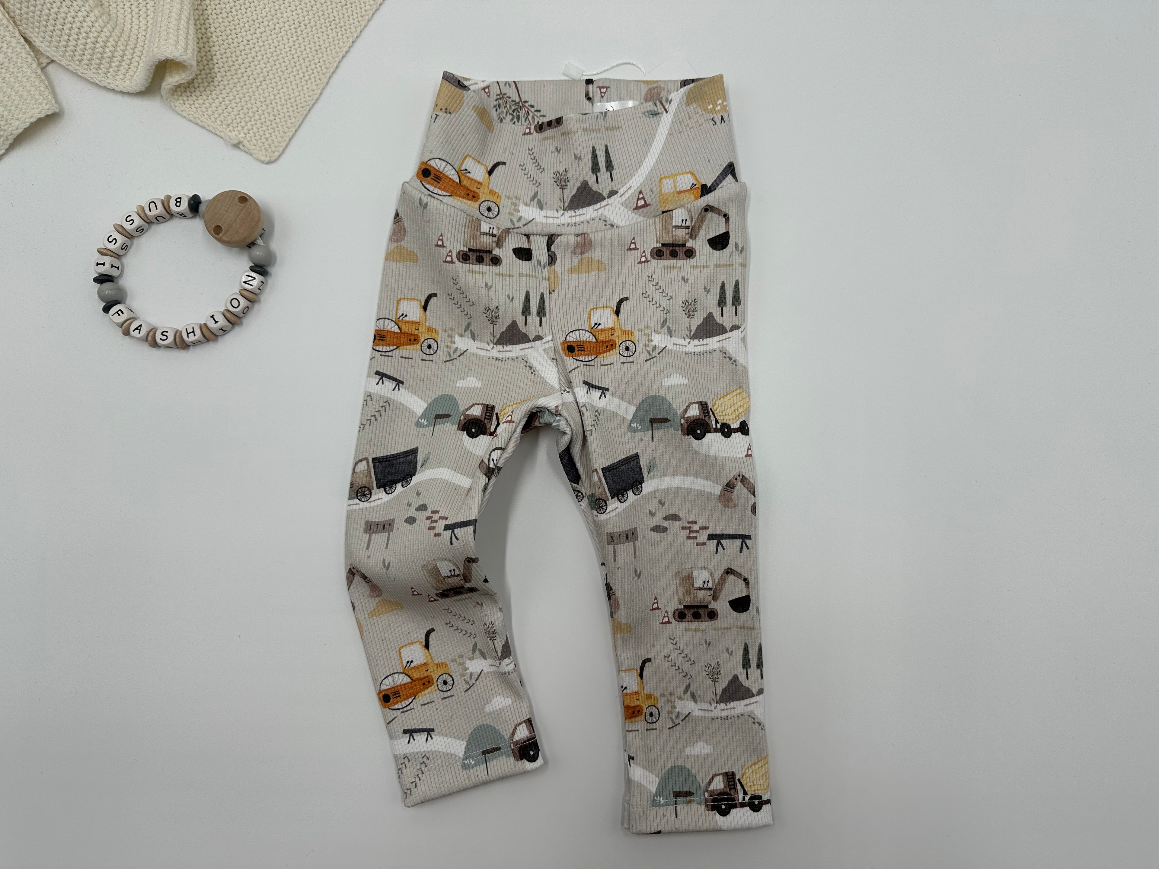 Rib-Leggings 74 Baustelle