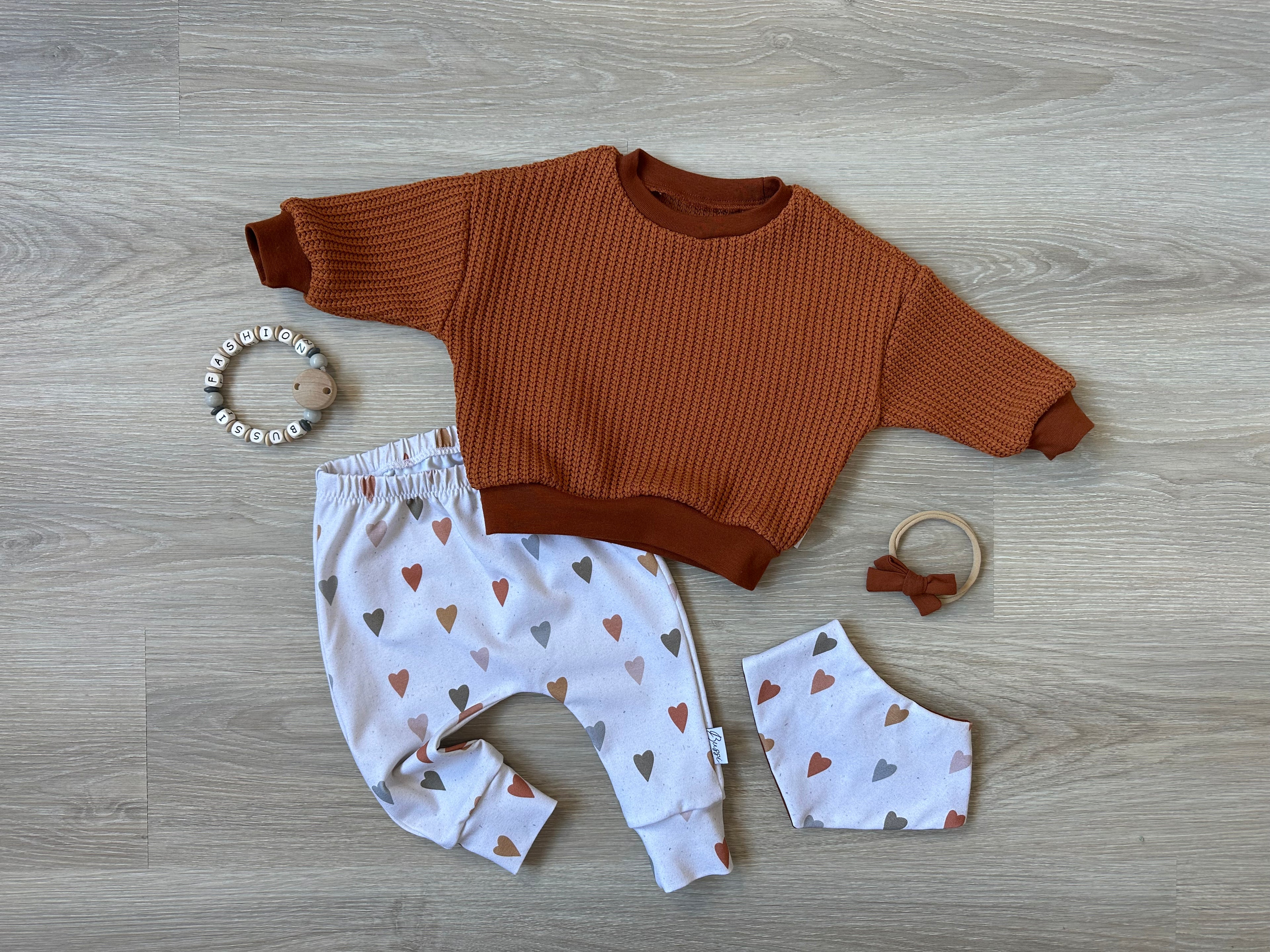 Set 68 Retro Herzen/rust
