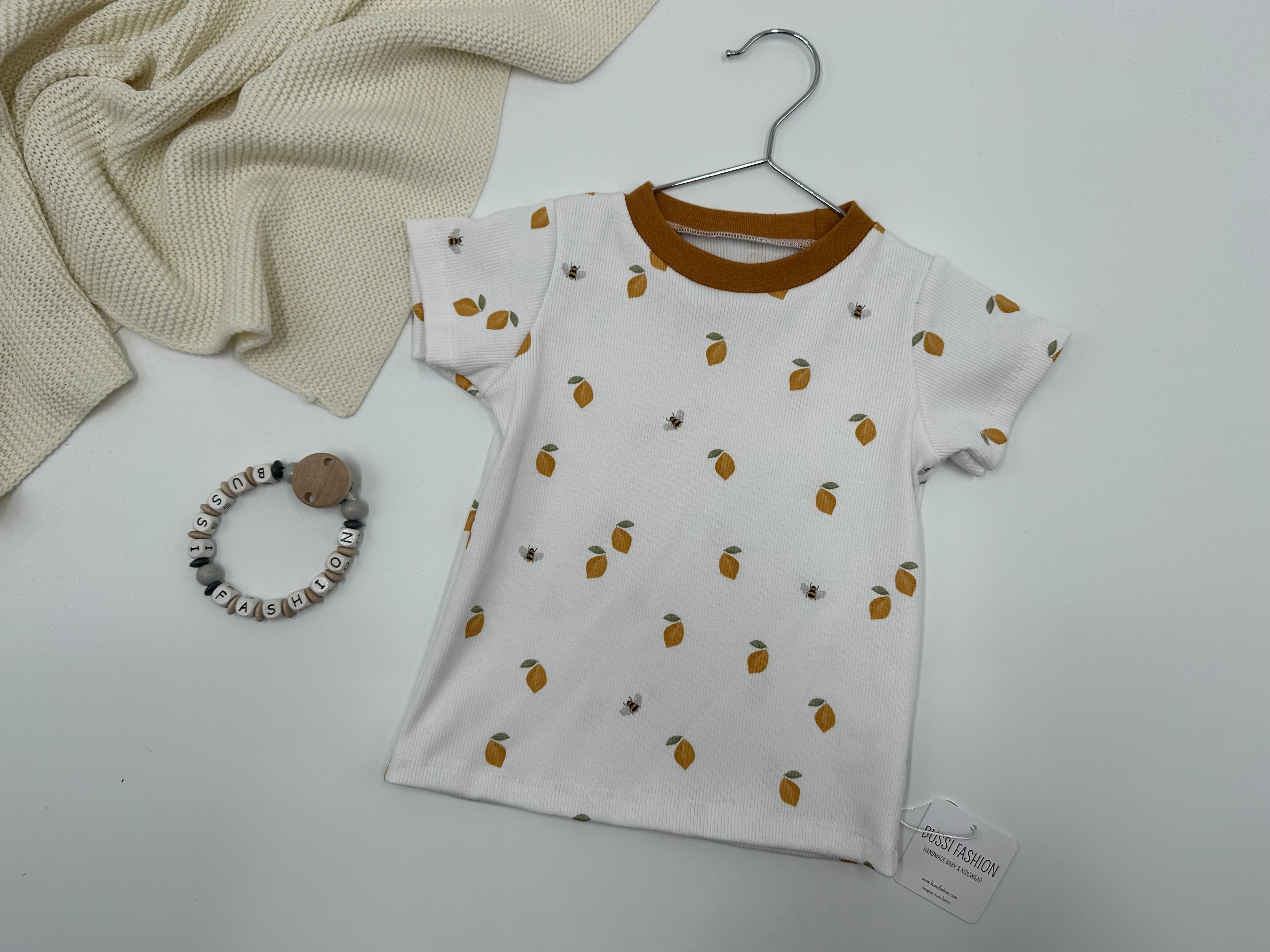 Rib-Shirt 80 Zitronen