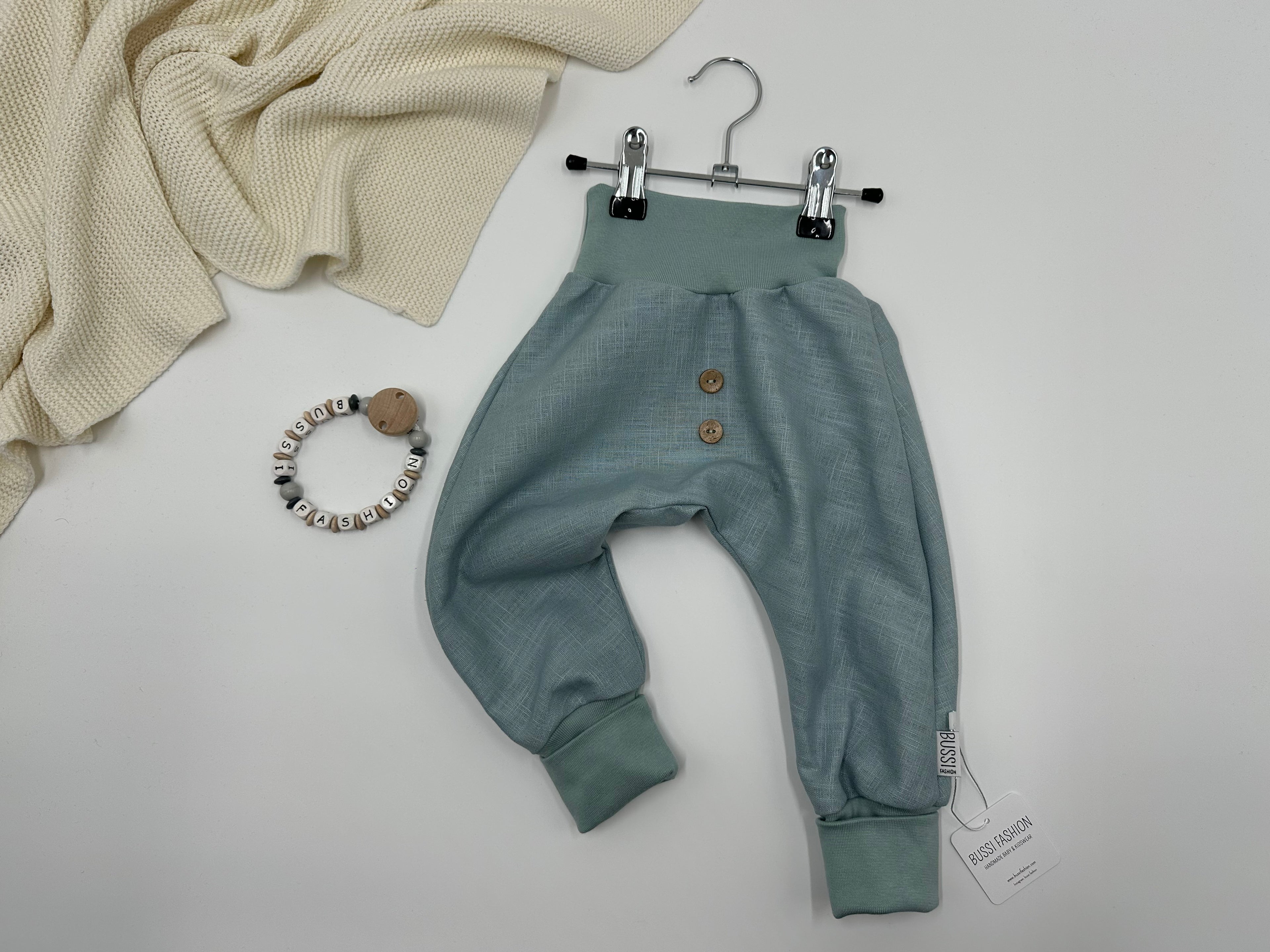 Leinenhose 86 sea green