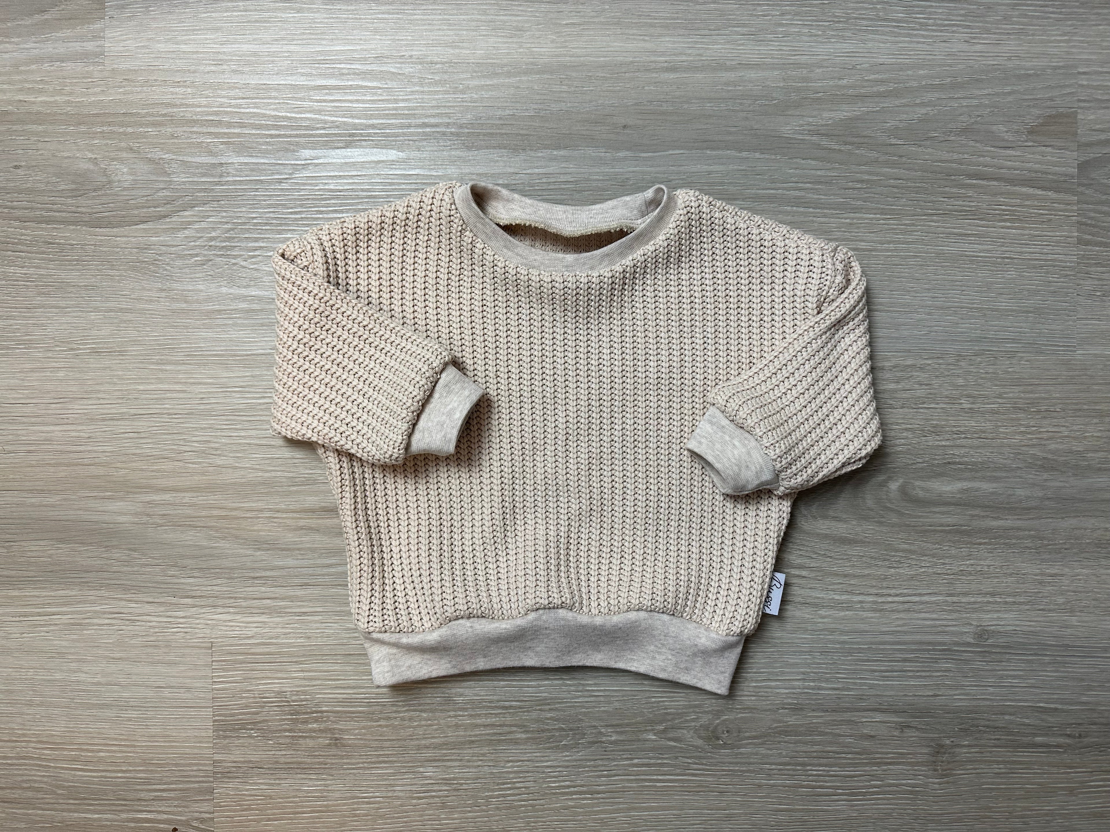 Stricksweater nude