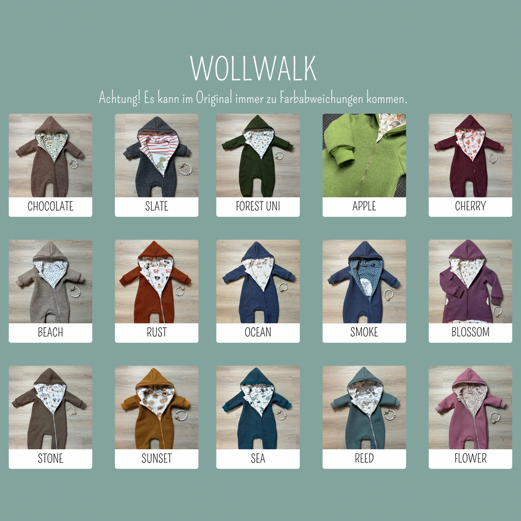Jacke aus Wollwalk