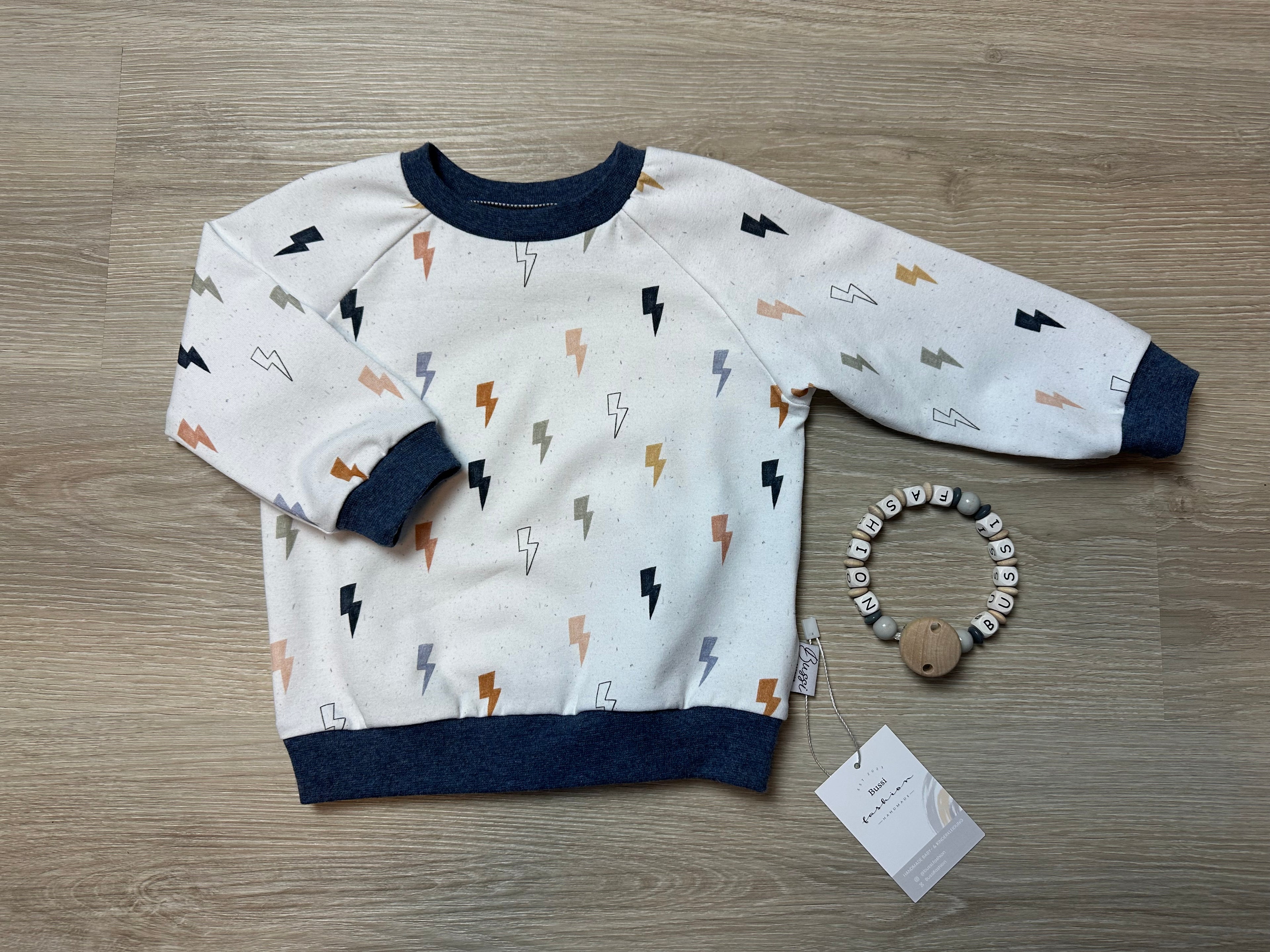 Raglan Sweater 80 Blitze/ocean