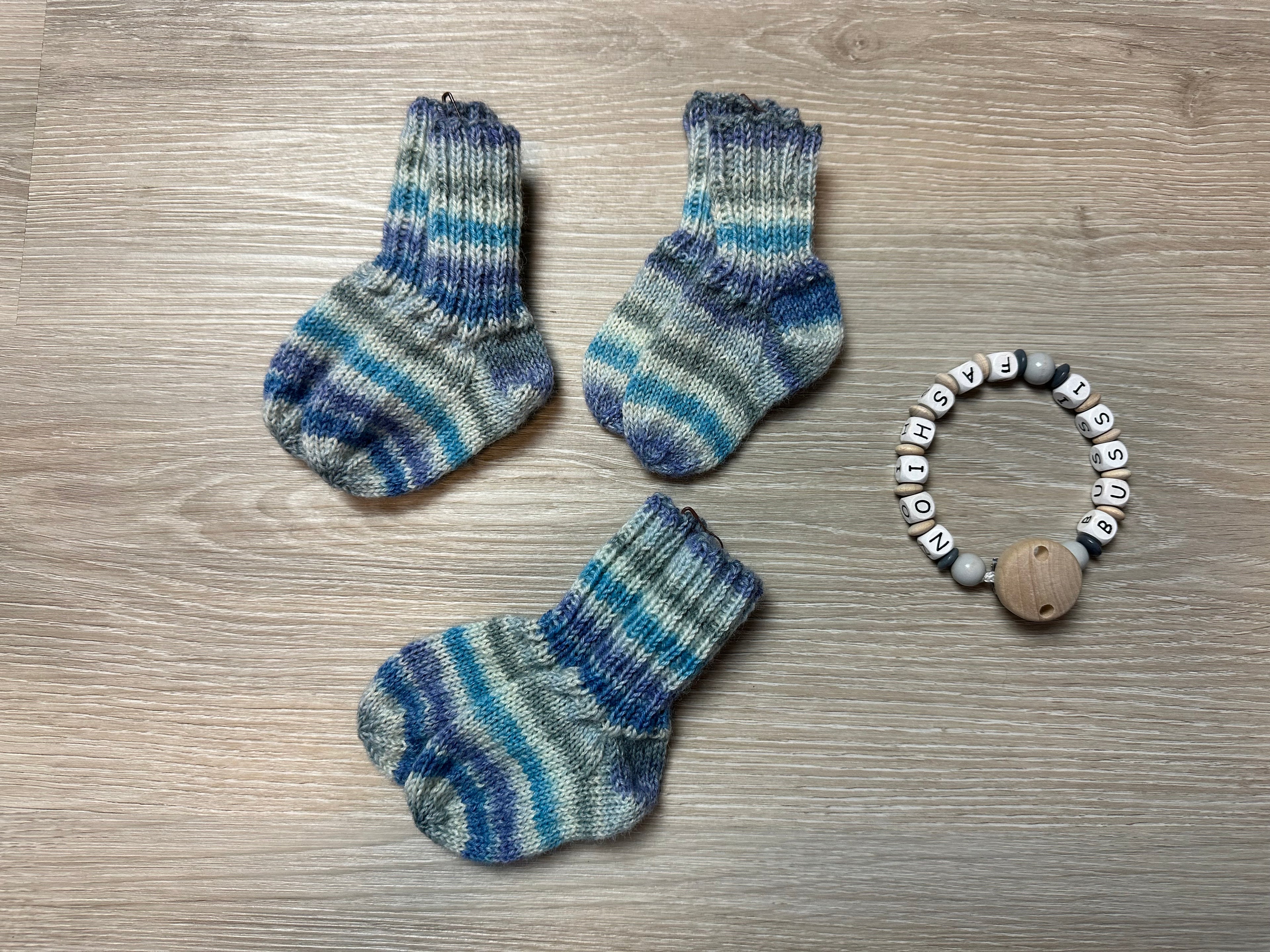 knitted socks 0-6 months