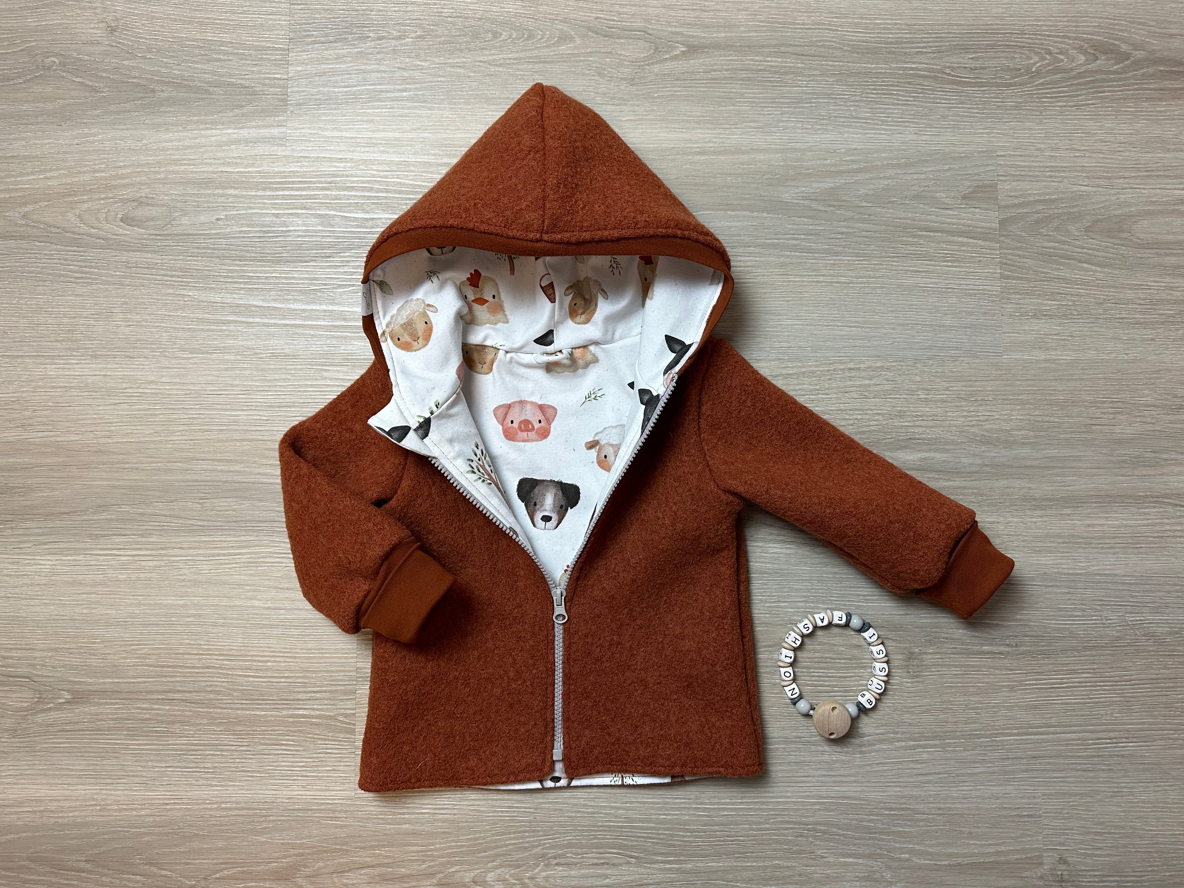 Jacke aus Wollwalk