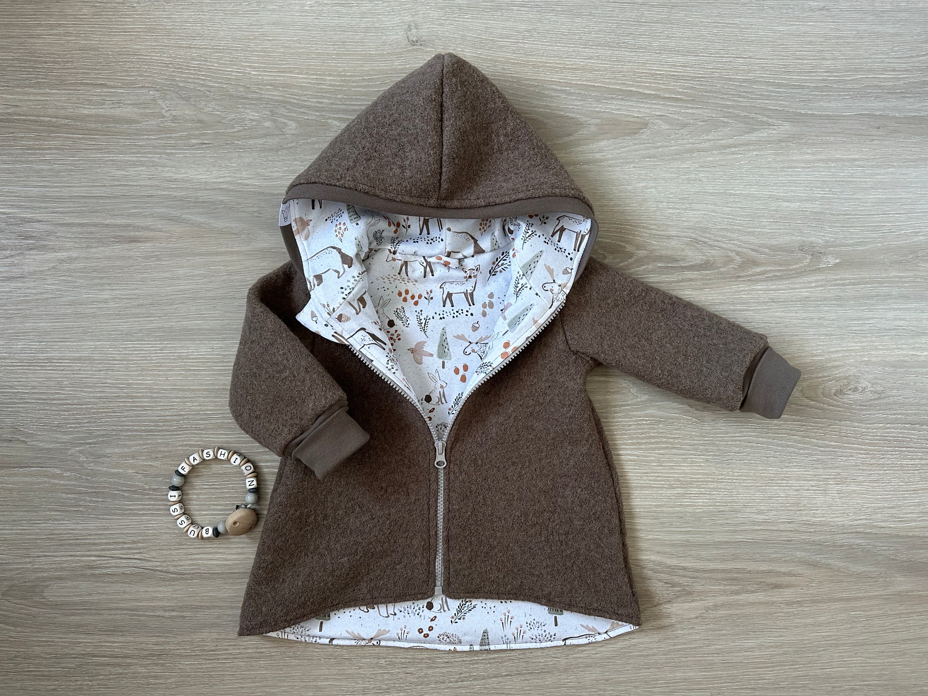 Mantel aus Wollwalk