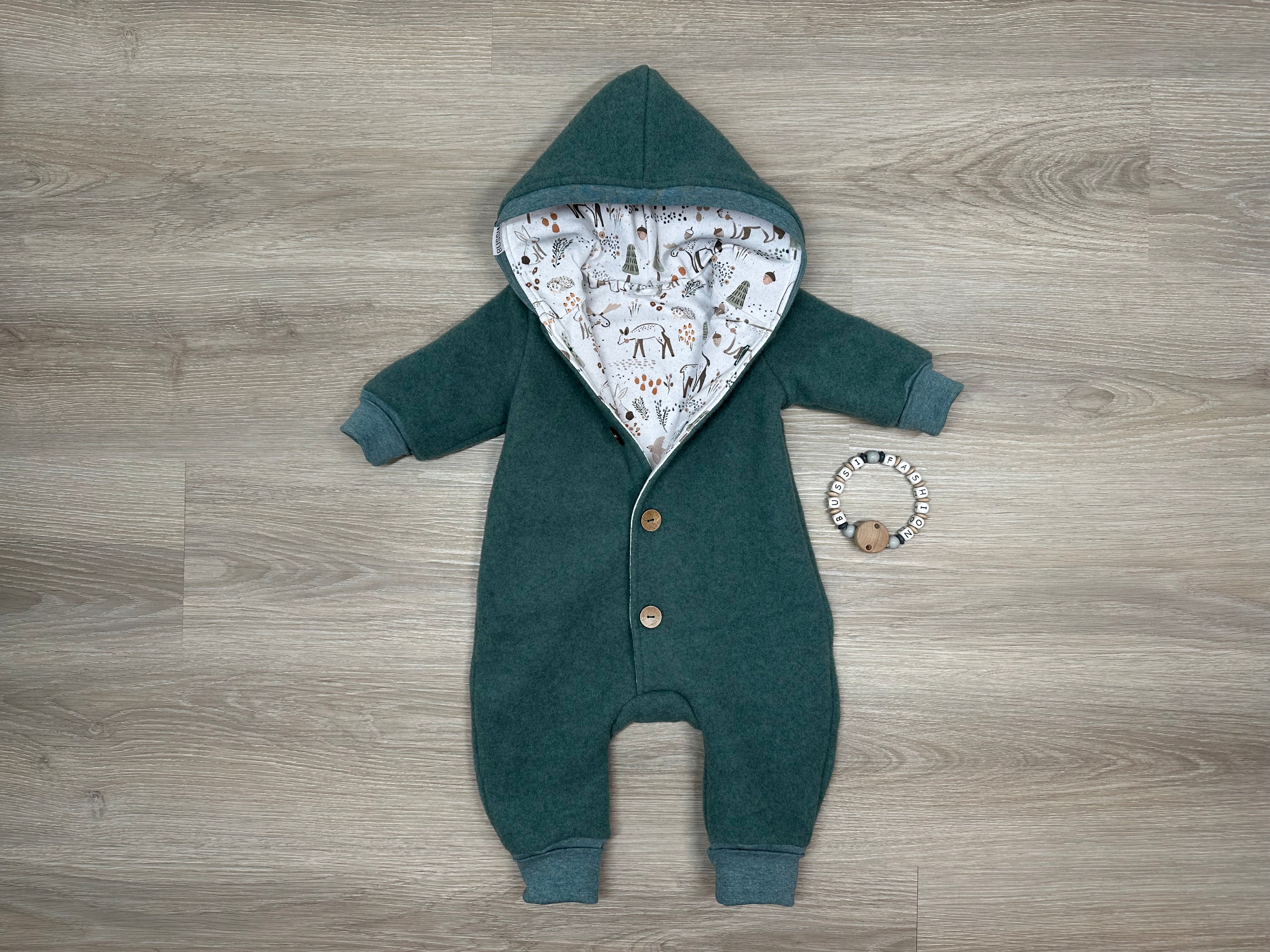 Walk overall zipper