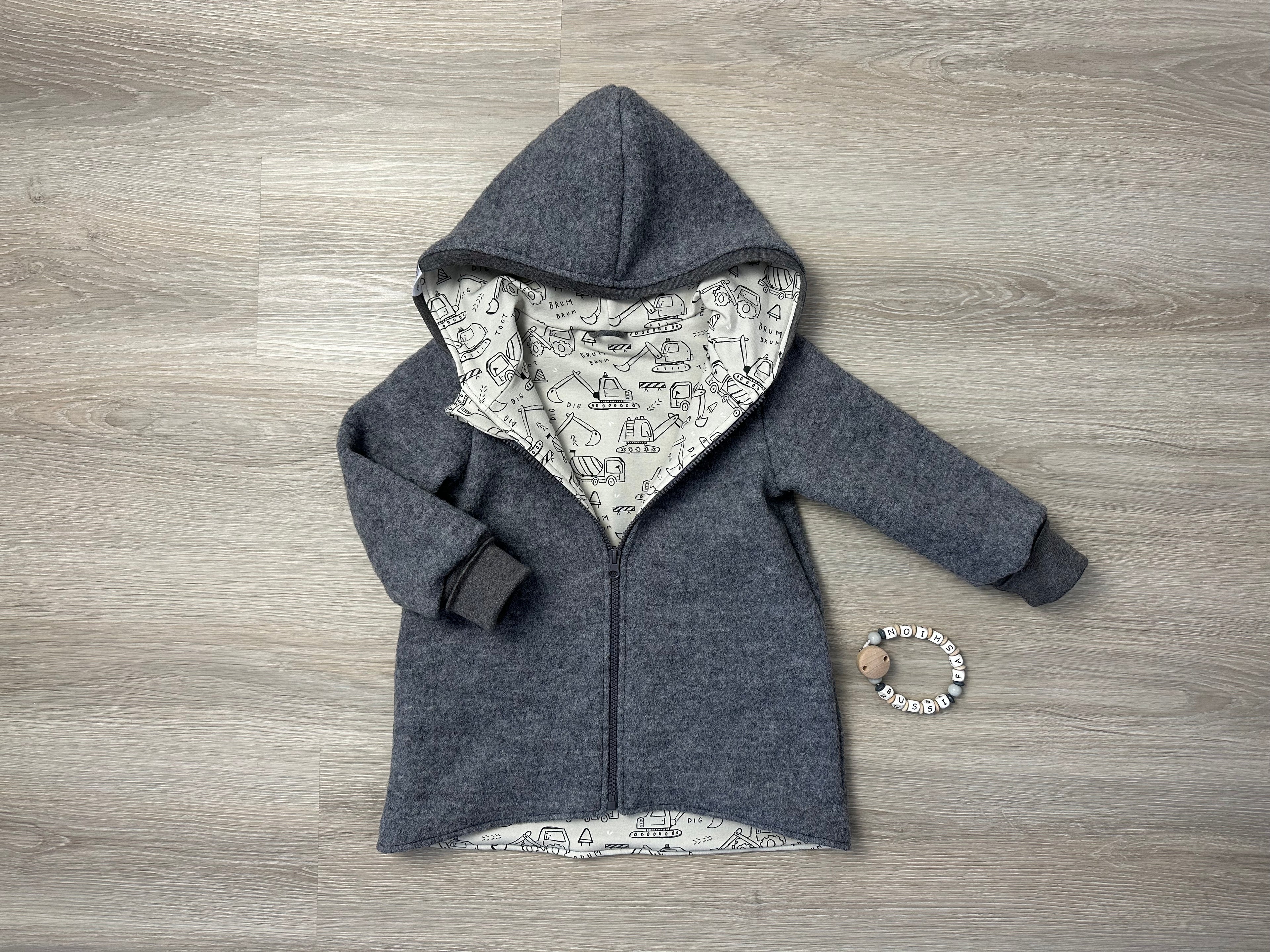 Mantel aus Wollwalk