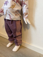 Waffeljogger lila/rosa