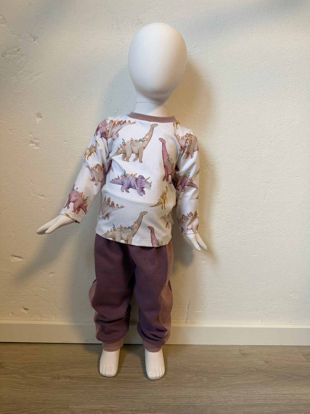 Waffeljogger lila/rosa