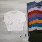 Jerseysweater einfarbig