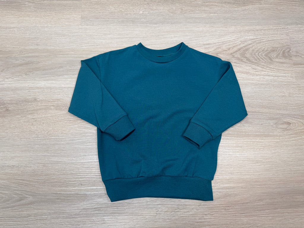 Jerseysweater einfarbig