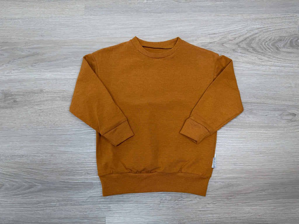 Jerseysweater einfarbig