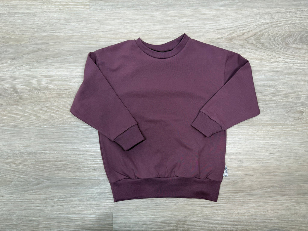 Jerseysweater einfarbig