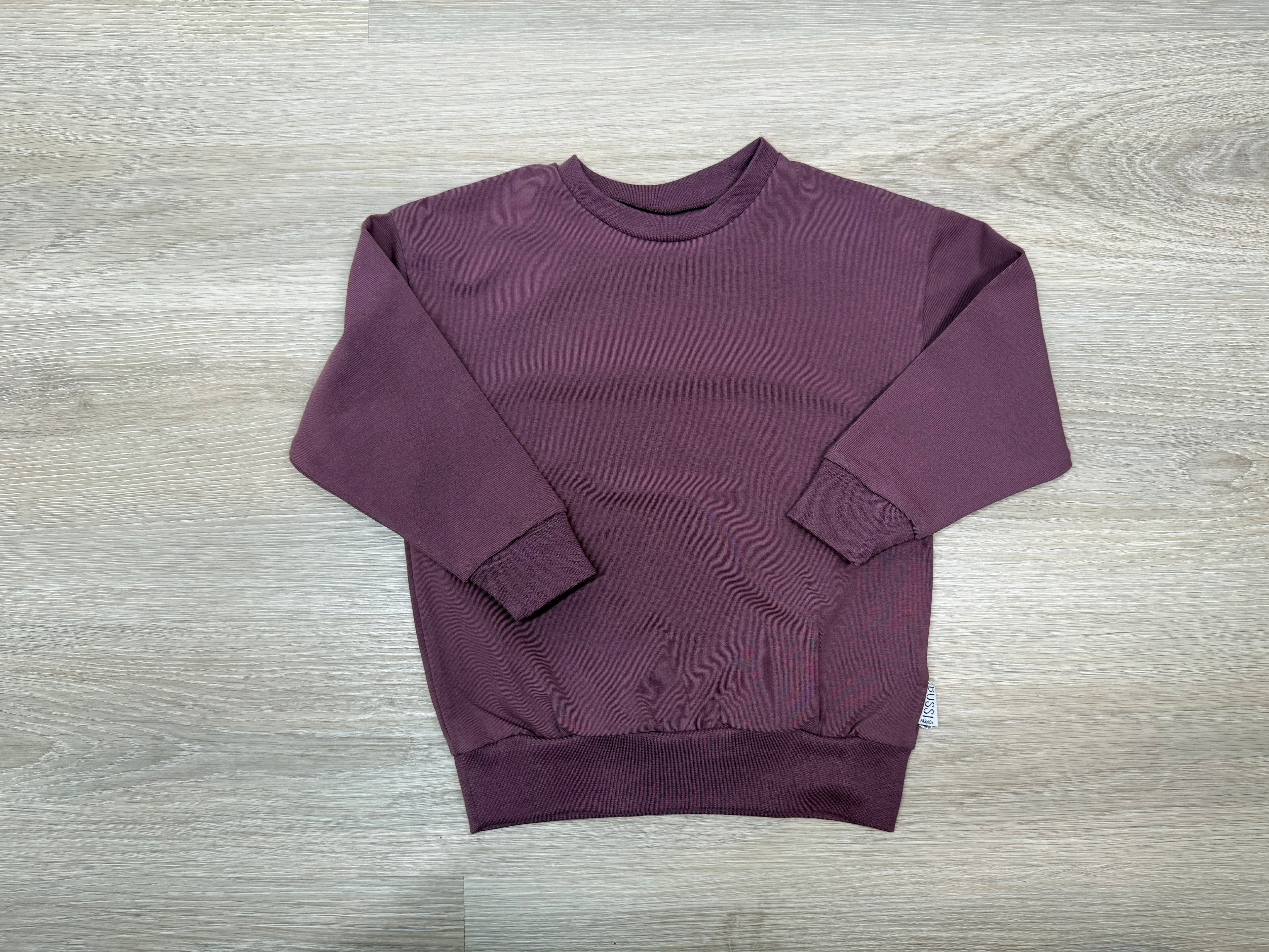 Jerseysweater einfarbig