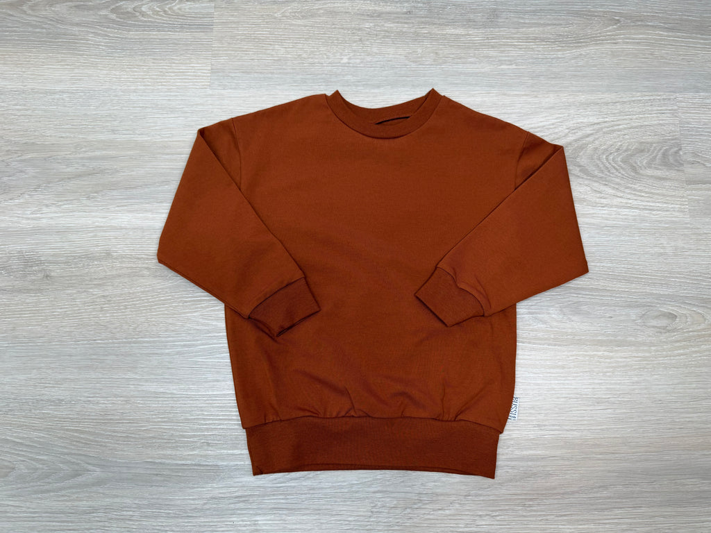 Jerseysweater einfarbig