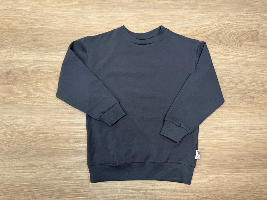 Jerseysweater einfarbig